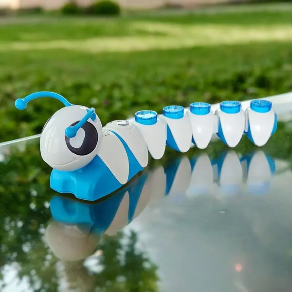 Fisher Price Think And Learn Code-A Pillar Caterpillar 5 Segments Works - Picture 1 of 7